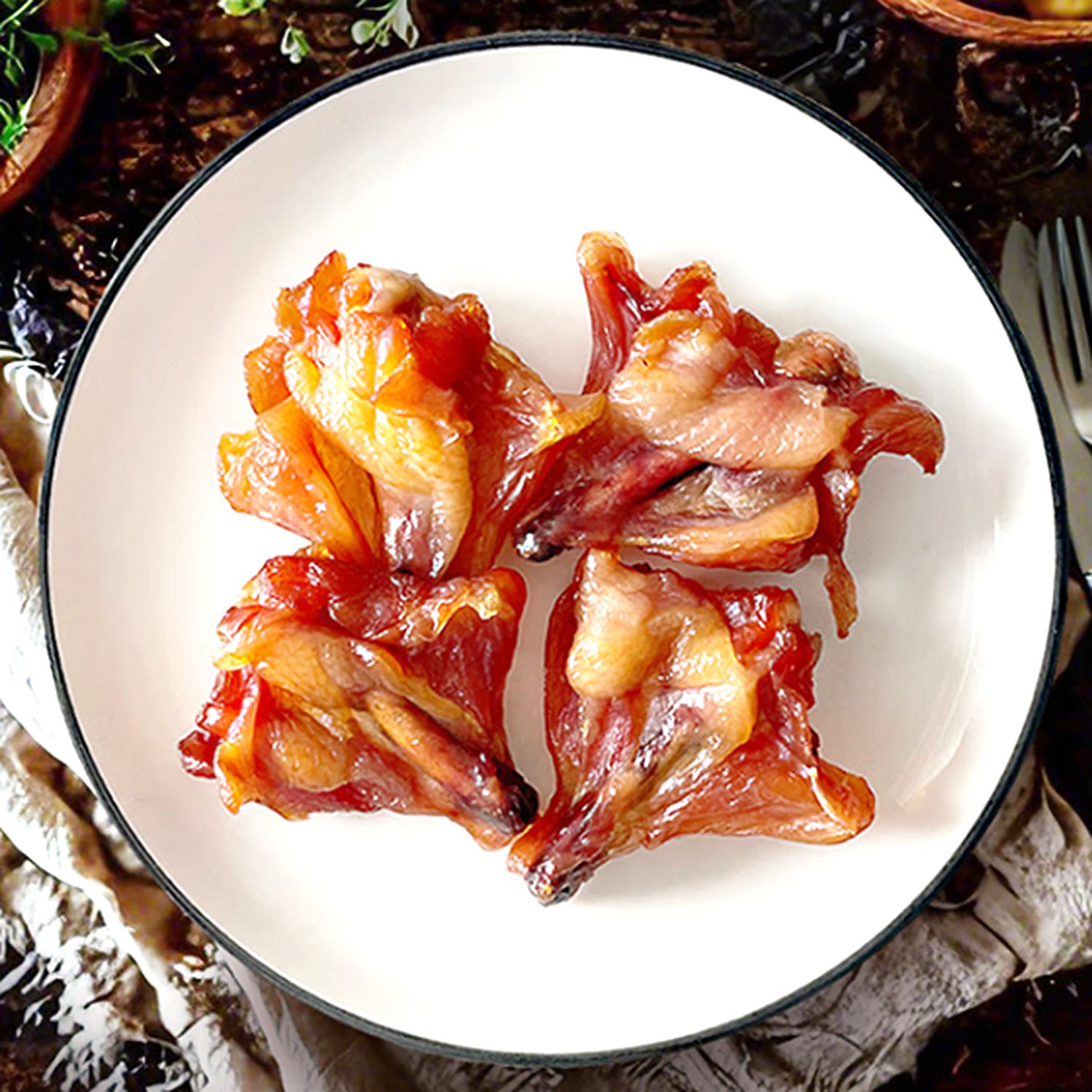 温州味道 腊鸡翅 酱油鸡根 晒鸡根 酱油小棒腿 真空包装 500g