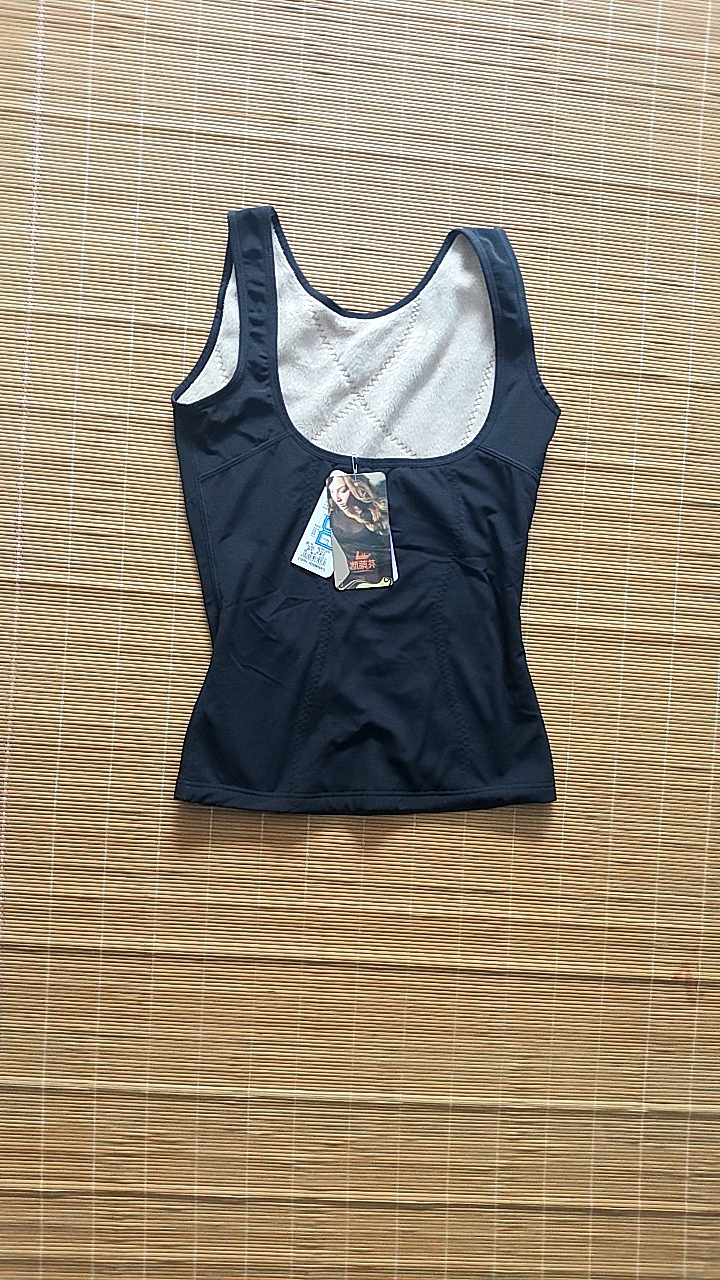 凯蒂芬清仓处理马甲9039网面女士修身保暖塑形美体内外穿