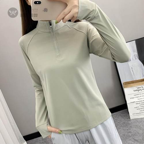 春秋速干运动瑜伽长袖上衣