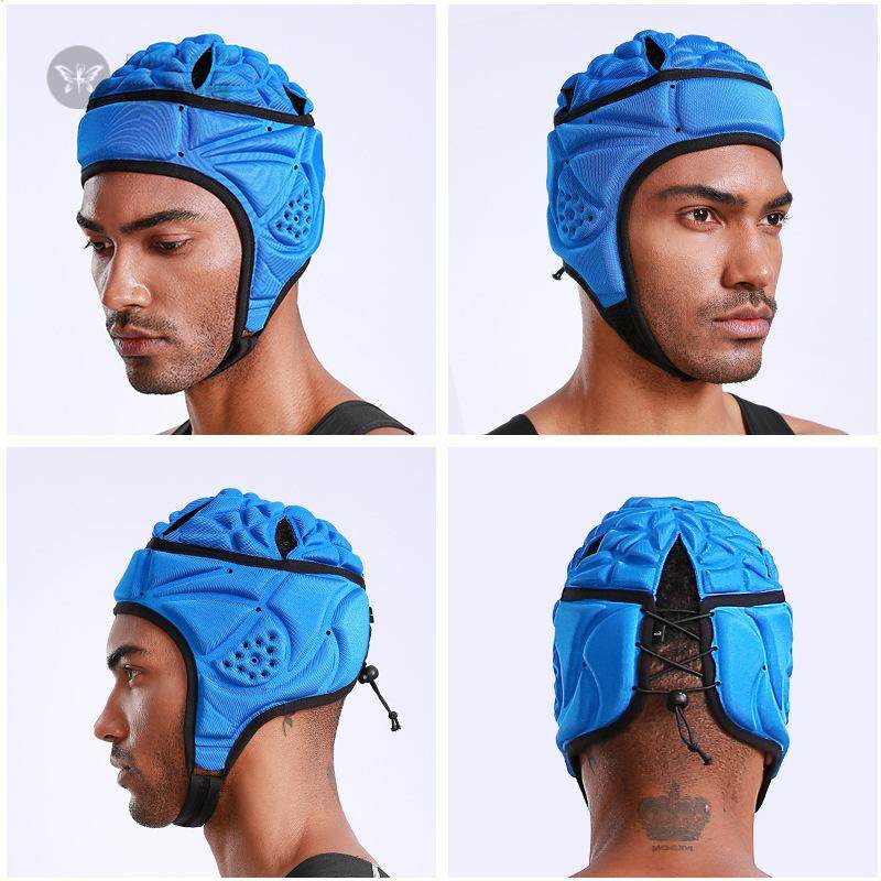 EVA防撞帽成人头盔橄榄球帽足球守门员护头曲棍棒轮滑滑雪运动帽