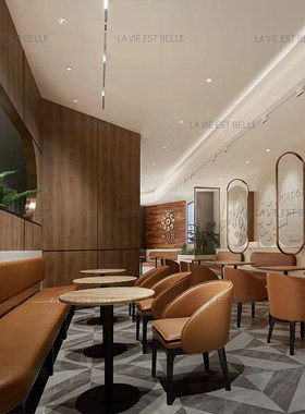 上海家具厂轻奢网红定制餐厅桌椅