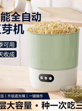 家用小型智能豆芽机黄豆绿豆黑豆