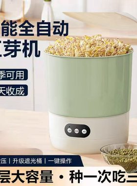 家用小型智能豆芽机黄豆绿豆黑豆