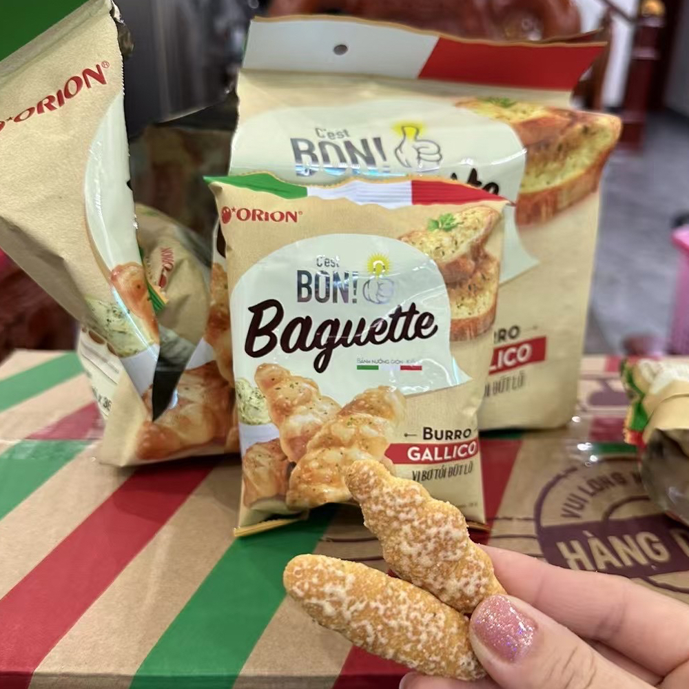 越南面包干蒜香黄油小法棍休闲酥脆 法式葱香黄油面包干 180g/袋