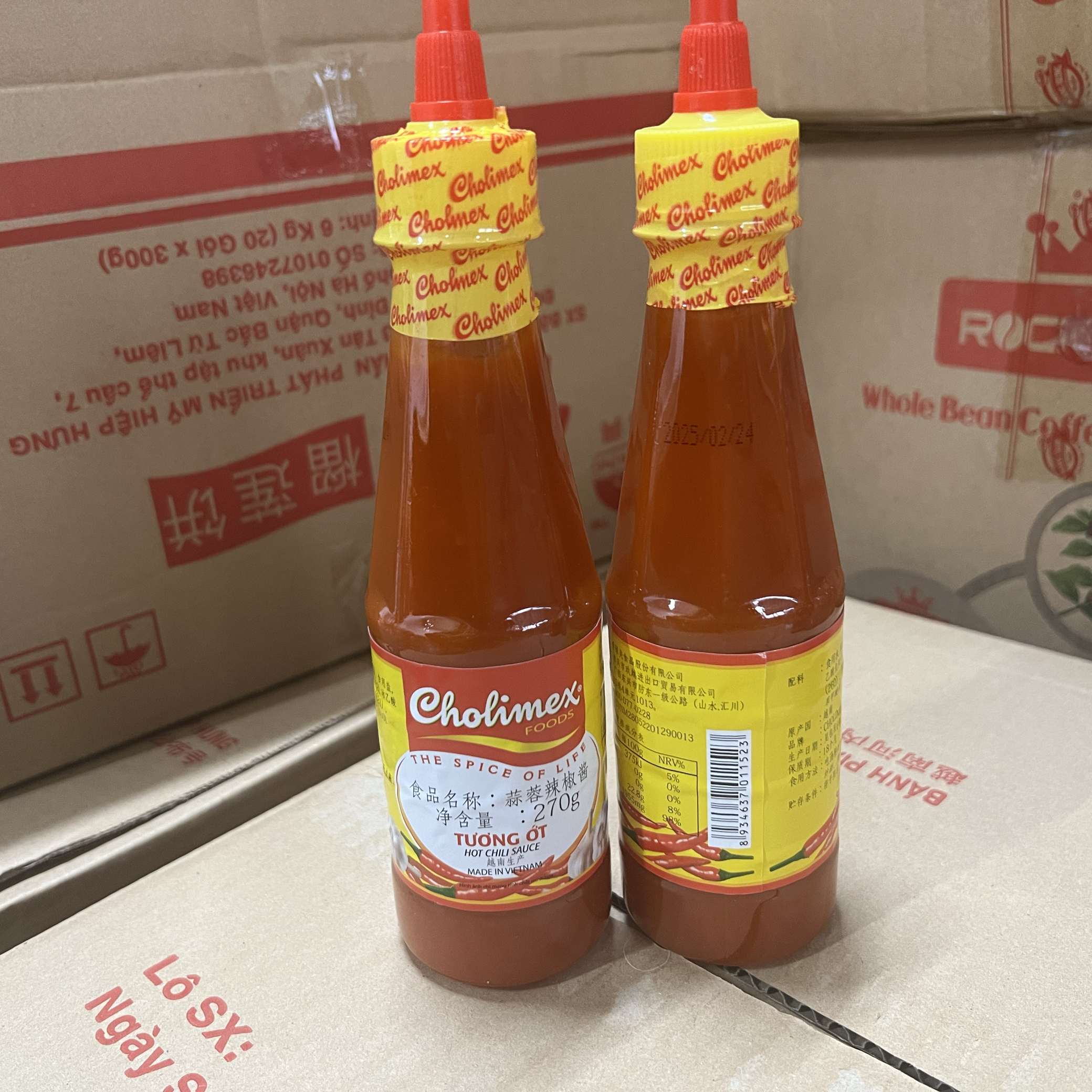 越南tuong ot cholimex蒜蓉辣椒酱甜辣酱凉拌调味酱蘸酱270g