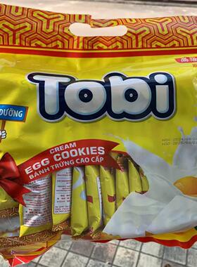 越南特产 Tobi 鸡蛋味面包干300克饼干牛奶鸡蛋味网红早餐零食