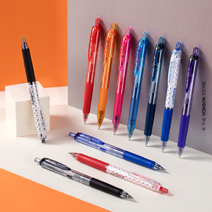 纵向书写 日本UNI三菱UMN138限定波点中性水笔0.5学生刷题考试