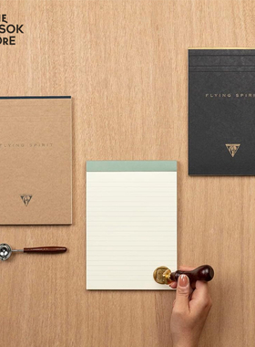 纵向书写 TVS¨ C.F法国皇室礼遇 克莱方丹Flying便签本笔记本