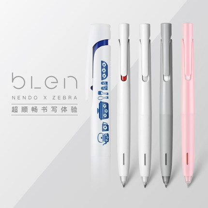 纵向书写 TVS¨ ZEBRA Blen限定按动笔 姆明/史努比2S 4S 多功能