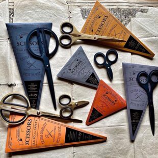 纵向书写 台湾礼拜文房具Tools to Liveby金属剪刀不锈钢进口剪刀