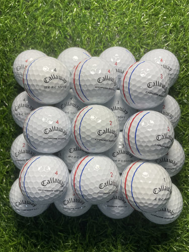 顺丰包邮高尔夫球callaway卡拉威三四层球瞄准比赛二手球