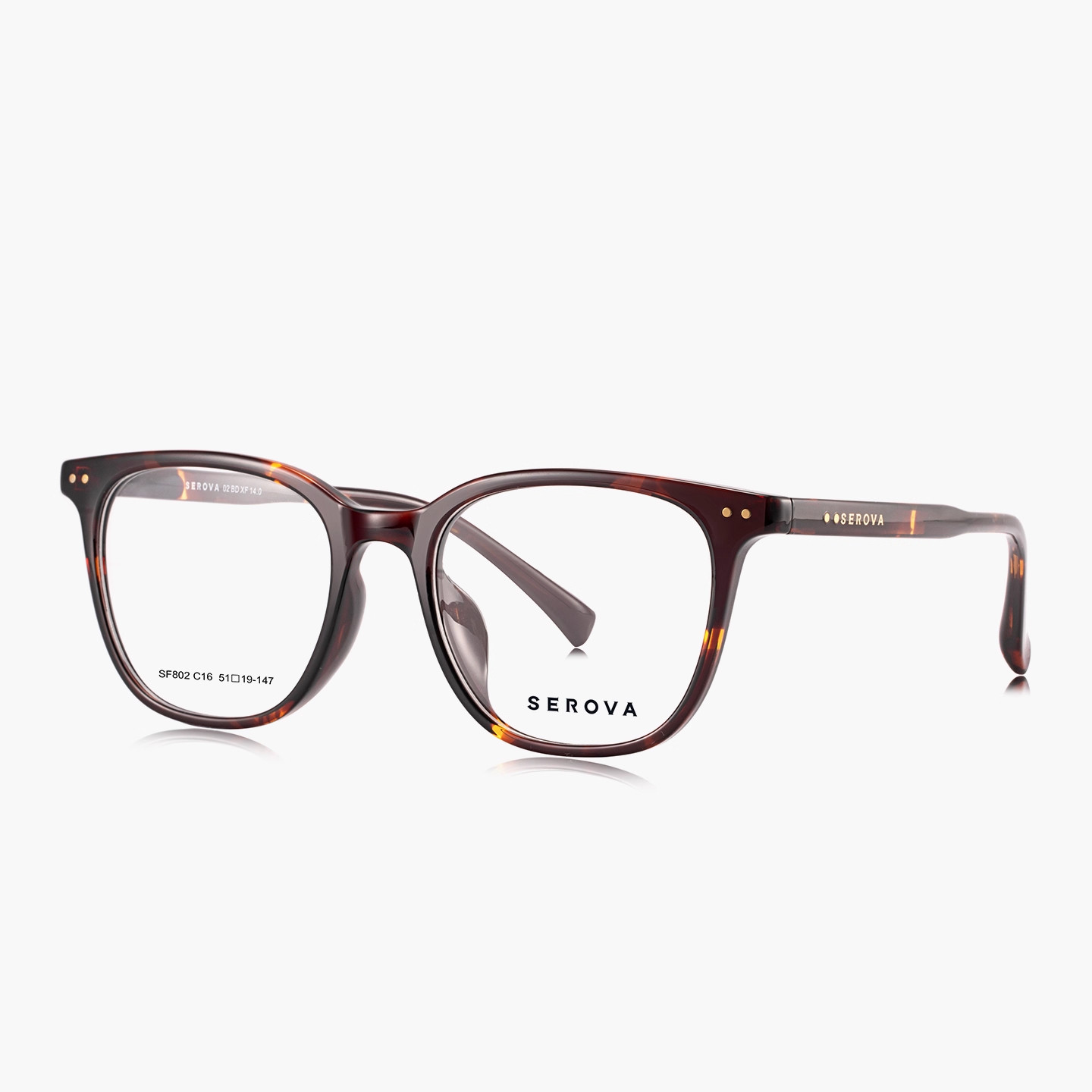 施洛华SF802新潮黑框眼镜素颜显脸小2025年新品时尚镜框在线配镜