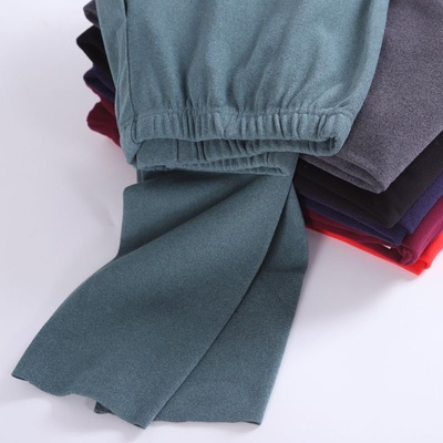 特大码德绒秋裤男200斤加肥加大保暖裤加绒加厚男款肥佬打底棉裤