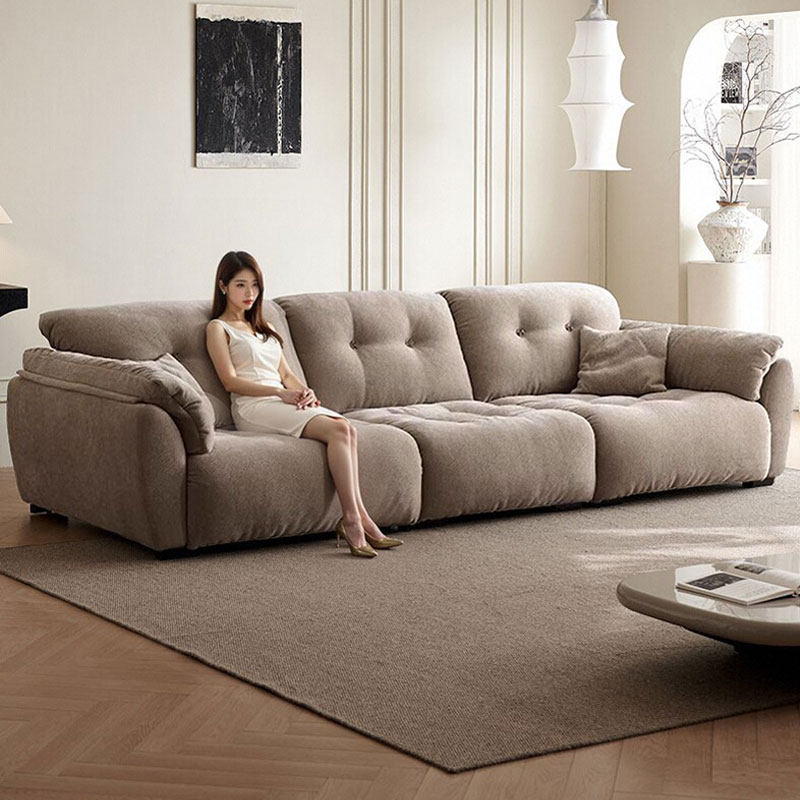 宜沃2025新款可移动高靠背超深坐宽可全拆洗雪尼尔绒云朵布艺沙发,住宅家具,布艺沙发,淘宝优惠券,粉丝福利购,淘宝优惠卷