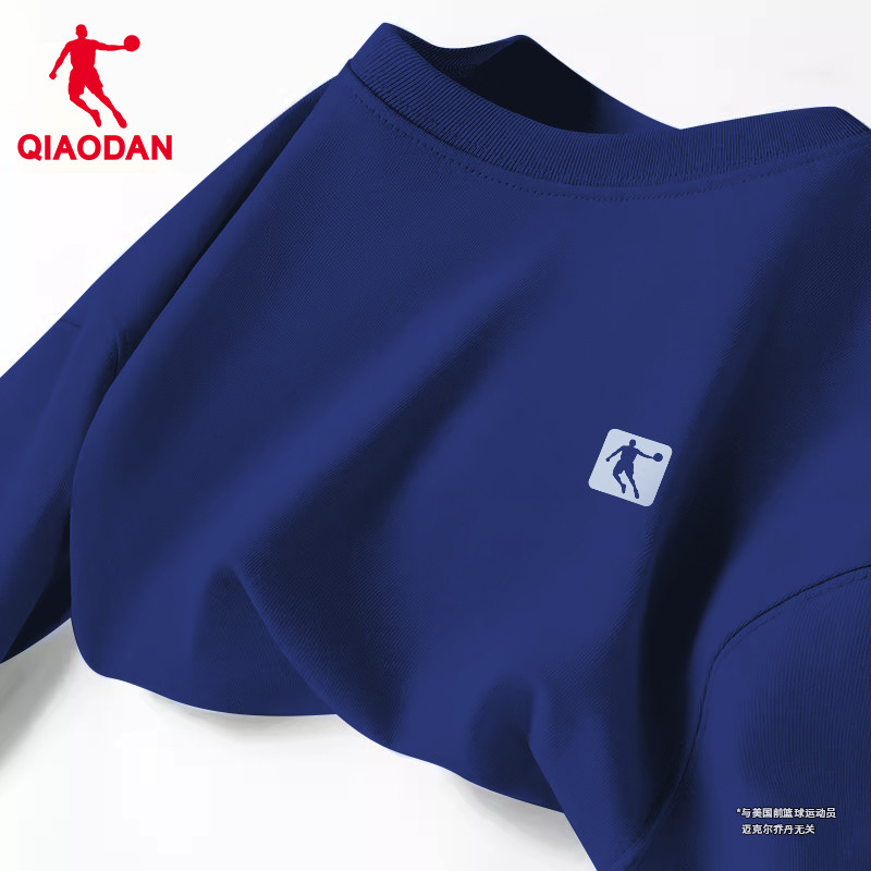 乔丹短袖t恤男款夏季圆领半袖衣服大码宽松体恤男装休闲运动上衣