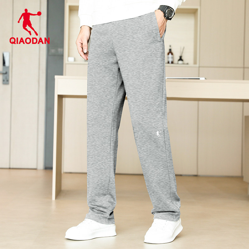 乔丹灰色运动长裤男士冬季2025新款宽松透气直筒休闲裤针织裤子男,运动服/休闲服装,运动长裤,淘宝优惠券,粉丝福利购,淘宝优惠卷