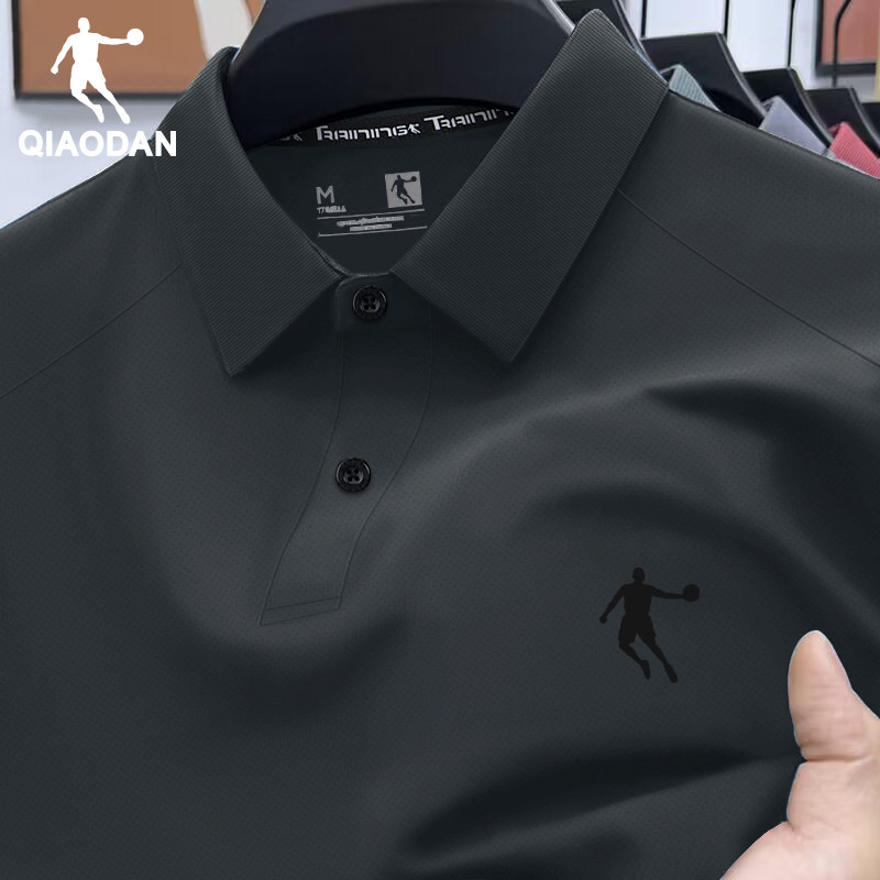 乔丹POLO衫男2026新款夏季男士翻领上衣正品速干短袖T恤冰丝半袖