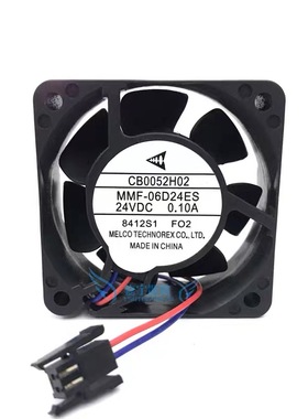 全新三菱MR-E驱动器24V 0.10A散热风扇CB0052H02 MMF-06D24ES-FO2
