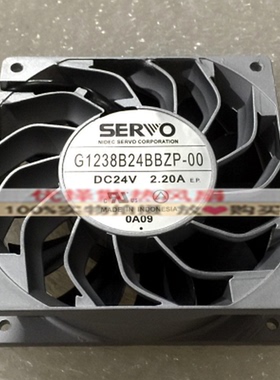 G1238B24BBZP-00/81 DC24V日本SERVO伺服三菱印刷机收纸风扇2.20A