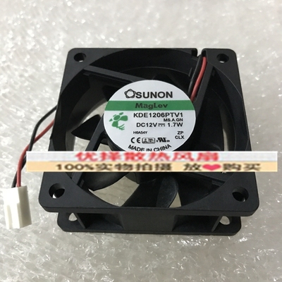 台湾建准SUNON 6025 12V 1.7W KDE1206PTV1 电源机箱静音散热风扇