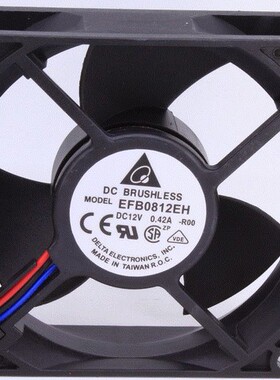 全新正品台达EFB0812SH/EH/SHF/EHF 12V 8CM变频器服务器散热风扇