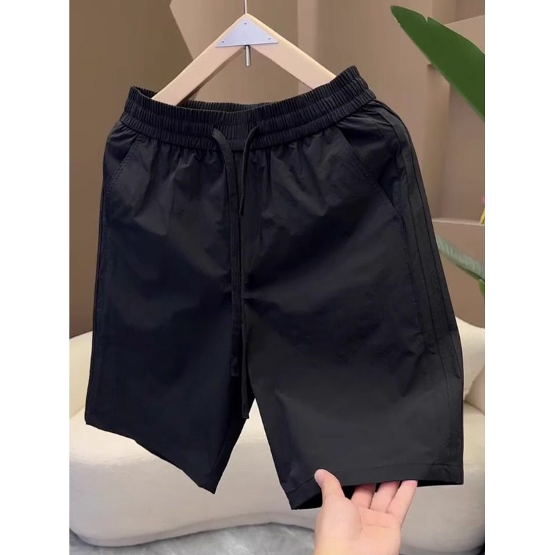 夏季外穿中裤薄款透气简约短裤男士时尚潮流青少年百搭休闲五分裤,男装,短裤,淘宝优惠券,粉丝福利购,淘宝优惠卷