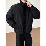 模特图~新标90白鸭绒冬季拼料立领美式羽绒服E125/P278，男装羽绒服，电商B331