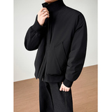 模特图~标50白鸭绒冬季美式立领简约羽绒服外套E120/P208，男装羽绒服，电商B331