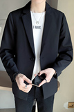入~品质~2023春季韩版一粒扣高品质西装外套男K055/P90，男装西服，电商B331