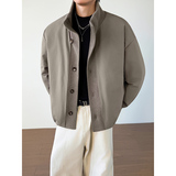 模特图~新标90白鸭绒冬季拼料立领美式羽绒服外套E125/P278，男装羽绒服，电商B331