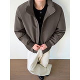 模特图~新标90白鸭绒冬季美式立领羽绒服外套E123/P259，男装羽绒服，电商B331