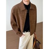 模特图~春季软皮直播皮衣外套夹克YJ6002/P125，男装夹克，电商B331