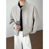 模特图~2026春季薄款扎染软皮红内里夹克外套YJ6015/P108，男装夹克，电商B331