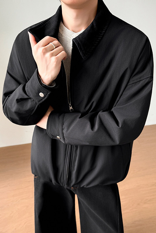 模特图~新标90白鸭绒美式休闲拼色羽绒服外套E105/P208,男装羽绒服,电商B331
