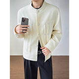 模特图~抖音立领垫肩休闲西装夹克外套K8826/P108，男装夹克，电商B331