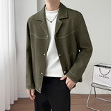 模特图~2026春季牛仔小翻领夹克外套K8801/P98，男装夹克，电商B331