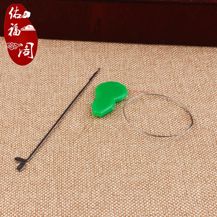 WENWAN 구슬 스레딩 도구 세트 3 방향 크로 셰 뜨개질 가위 손 문자열 탄성 스레드 부처님 구슬 구슬 리드 바늘 캘리퍼스