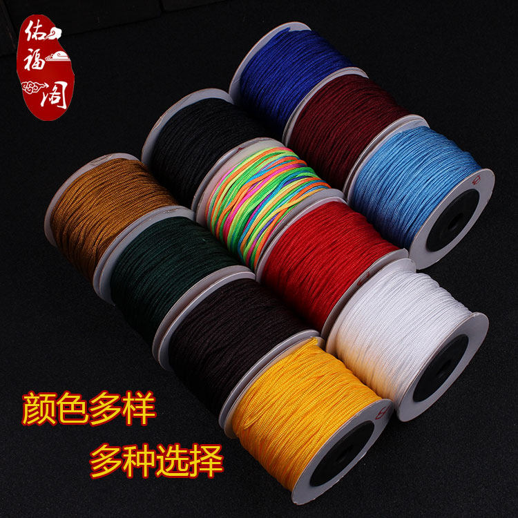 YOUFU PAVILION WENWAN 비탄성 다이아몬드 실 WENWAN 밧줄 옥 실 XINGYUE BODHI 씨앗 호두 부처님 비즈 팔찌 땋은 밧줄