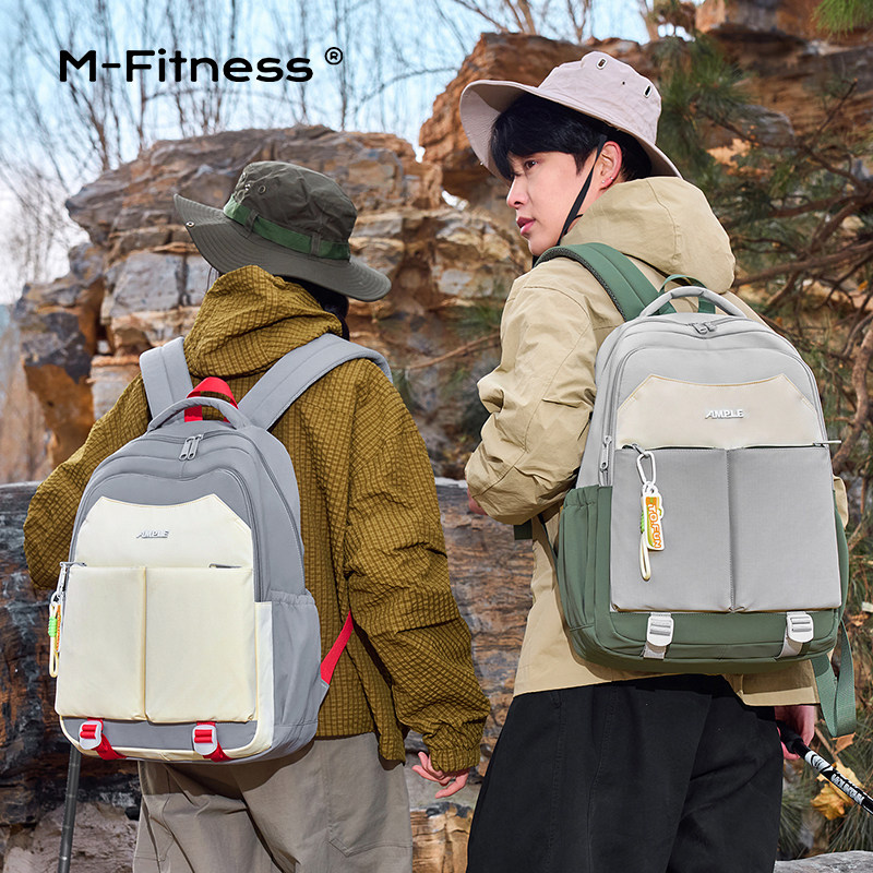 M.Fitness大容量轻便通勤双肩包