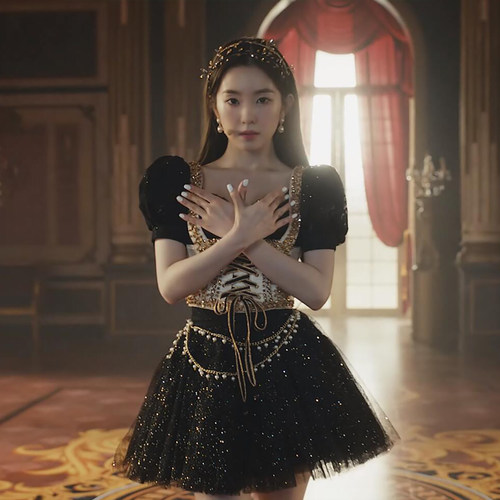 卖完下架！重工Red Velvet红贝贝打歌服裴珠泫连衣裙公主裙演出服 - 封面