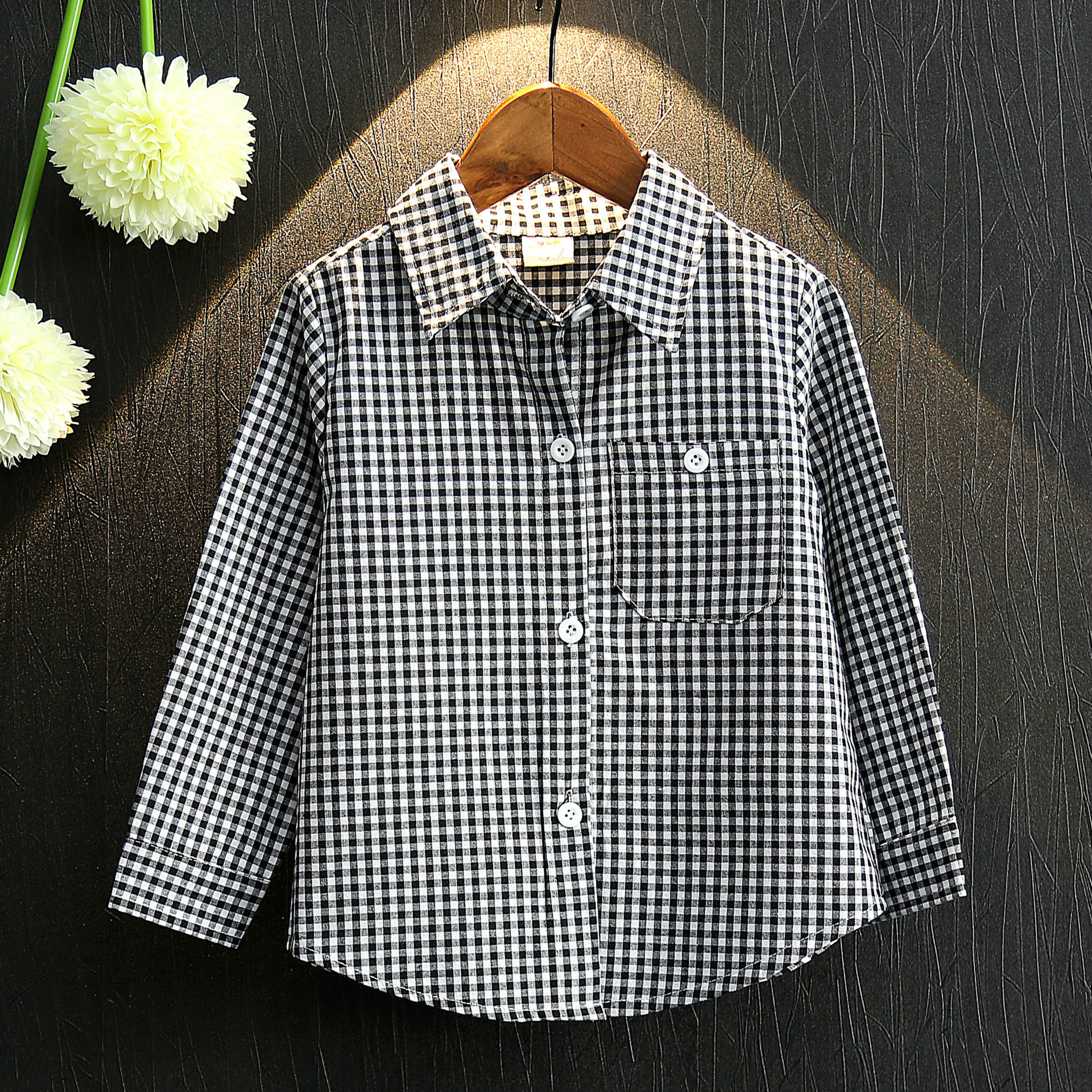 Chemise fille à manche longue - Ref 2088589 Image 3