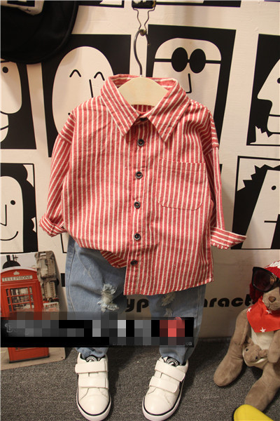Chemise garcon à manche longue - Ref 2074308 Image 5