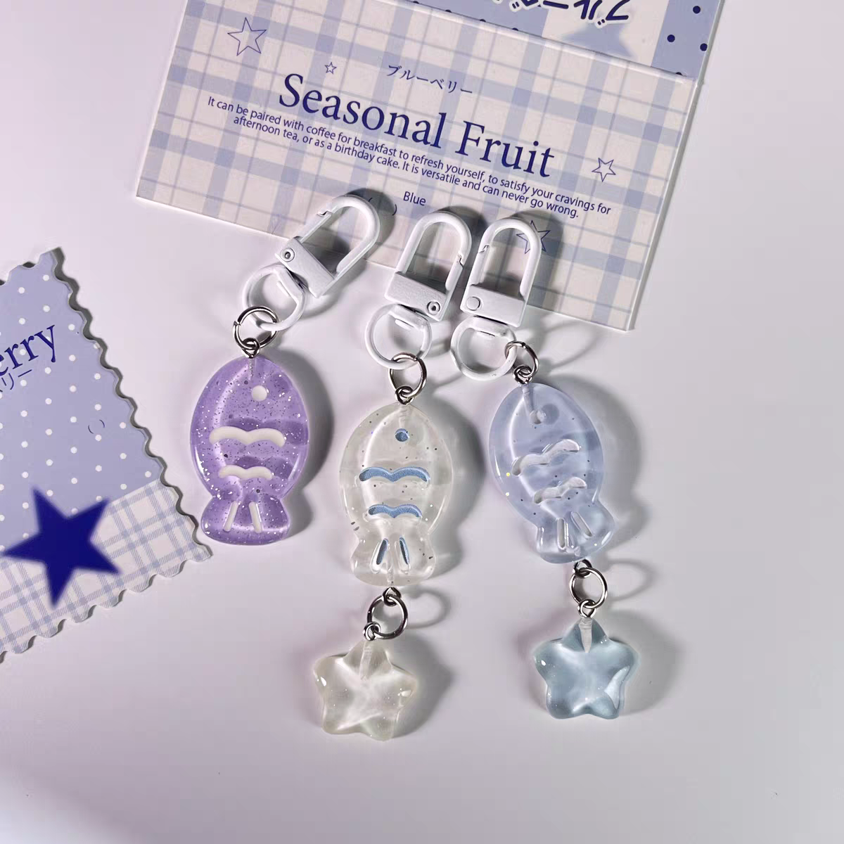 星渝色小鱼包挂件YUNI梓渝周边