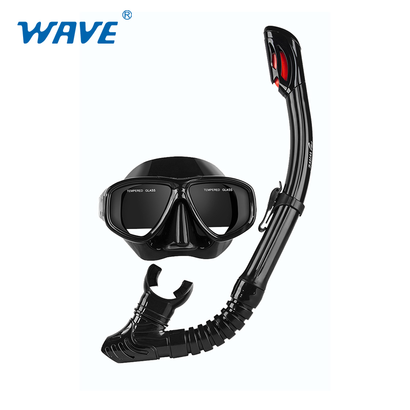 潜水装备呼吸管浮潜面镜全干式