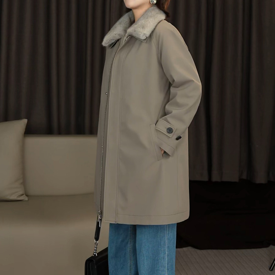 正宗貂皮内胆 海宁皮草可拆卸 派克服女水貂毛外套冬加厚保暖奢华,女装/女士精品,皮草,淘宝优惠券,粉丝福利购,淘宝优惠卷