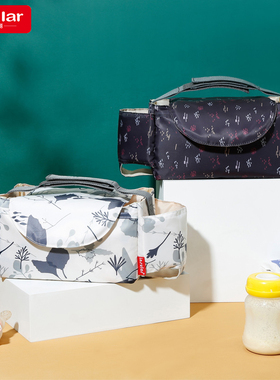 insular婴儿手推车通用挂包多功能防水童车收纳置物篮架溜娃神器