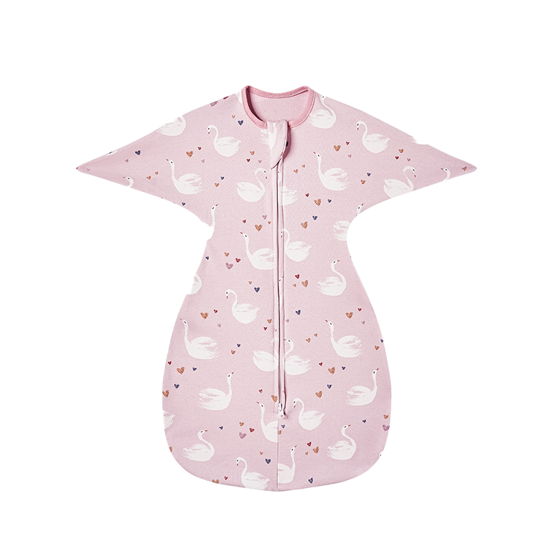 insular320B新生婴儿投降式防惊跳睡袋春夏宝宝睡觉神器四季通用