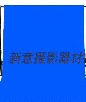 可水洗 抠像布 背景布 摄影布 棉布 蓝色 3*6M 加厚21支纱