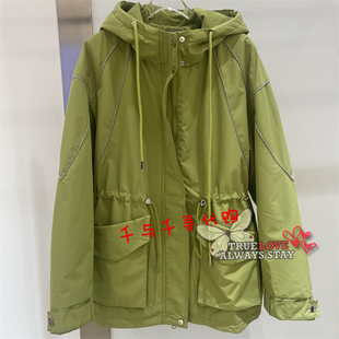 正品 国内代购 时尚 2025冬新款 休闲棉衣1690 现货 85D625 Anyspoor