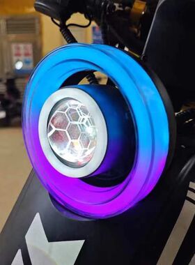 电动车透镜大灯55w改装直上通用535/小牛款/奇迹牛透镜大灯骑士